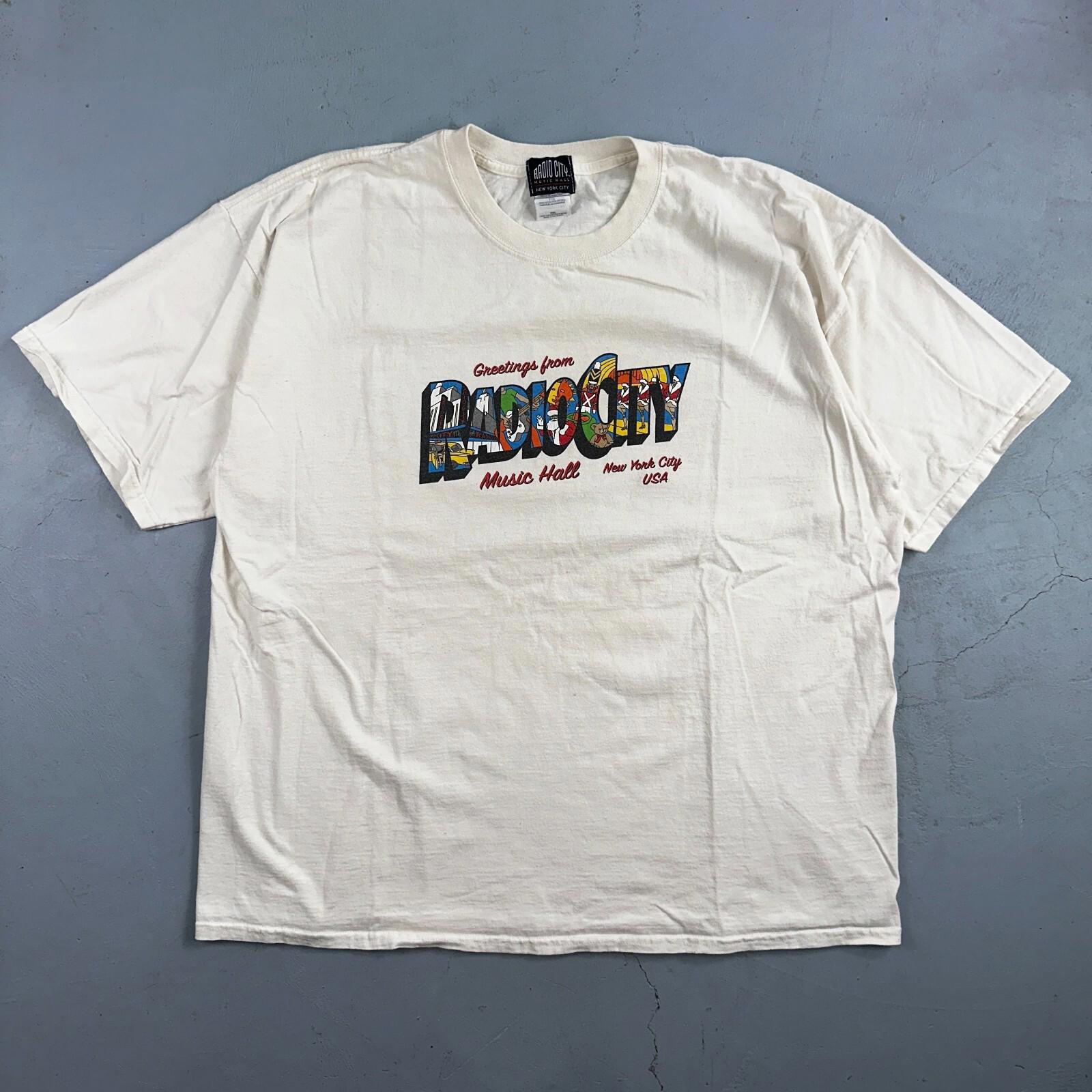 Radio City Music City Hall Vtg T Shirt New York City Y2k 2000s Art Band Nyc